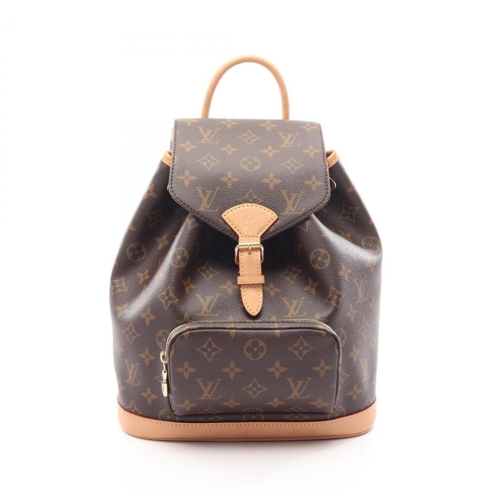 Louis Vuitton Montsouris PM Monogram Backpack/Handbag, Coated Canvas and Leat...